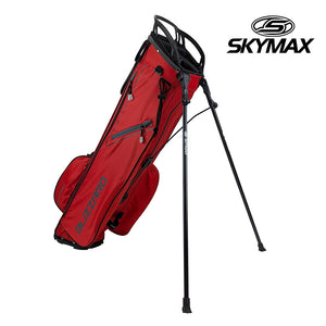 Skymax Blizzard Lightweight 4-Way Stand Bag Red/Charcoal