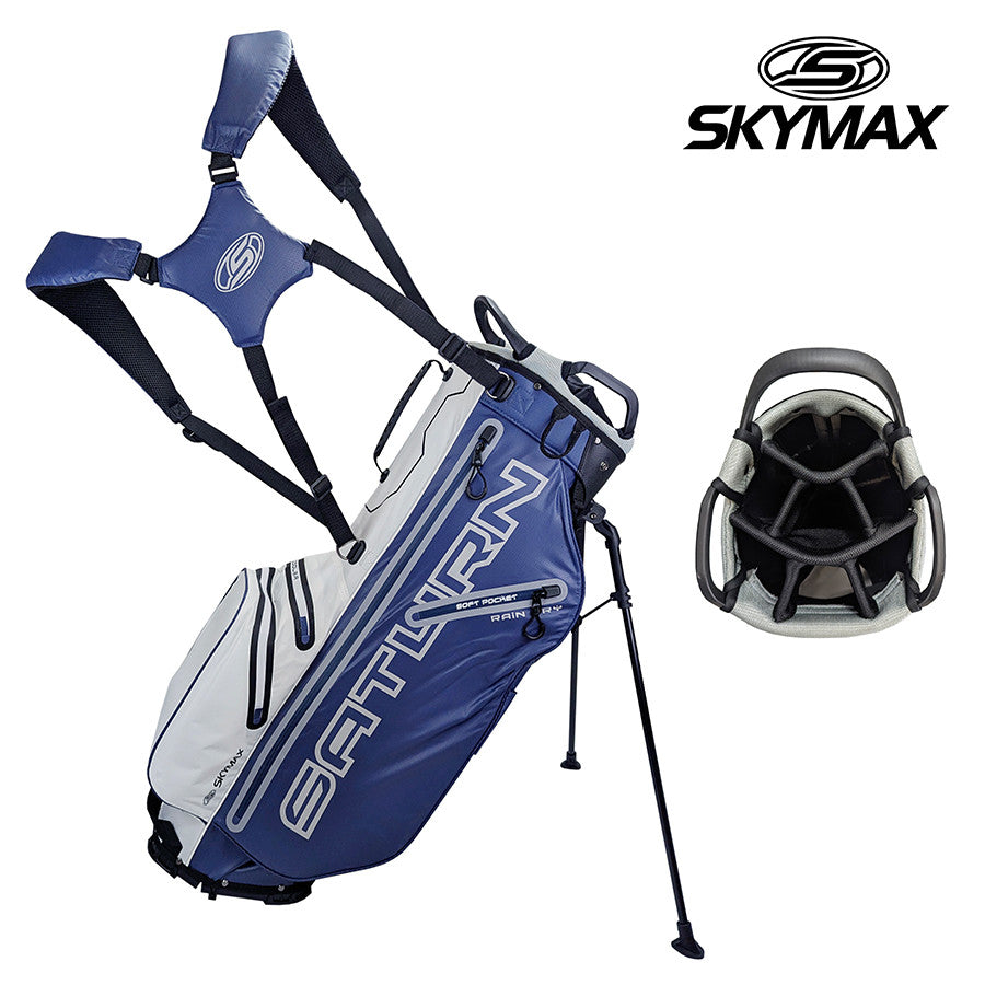 Skymax Saturn Rain Dry Hybrid  Stand Bag Navy/Grey/White