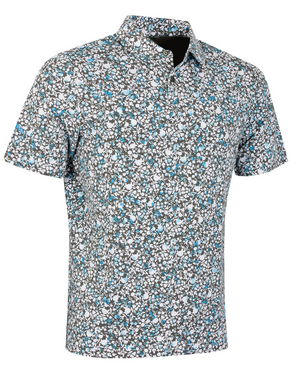 Callaway Golf Mens Artificial Nature Print Swingtech Polo Shirt - CGKFC045