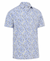 Callaway Golf Mens Micro Abstract Print Swingtech Short Sleeve Polo Shirt- Bright White - CGKFC053