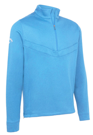 Callaway Golf Mens 2023 Waffle Quarter Zip Swingtech Thermal Pullover Sweater - CGKFC010