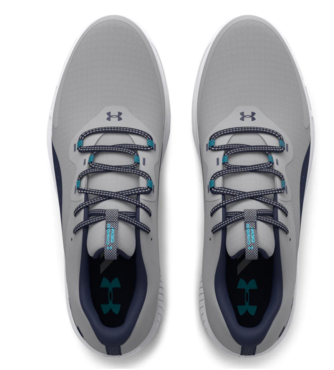 Under armour grey golf shoes hotsell