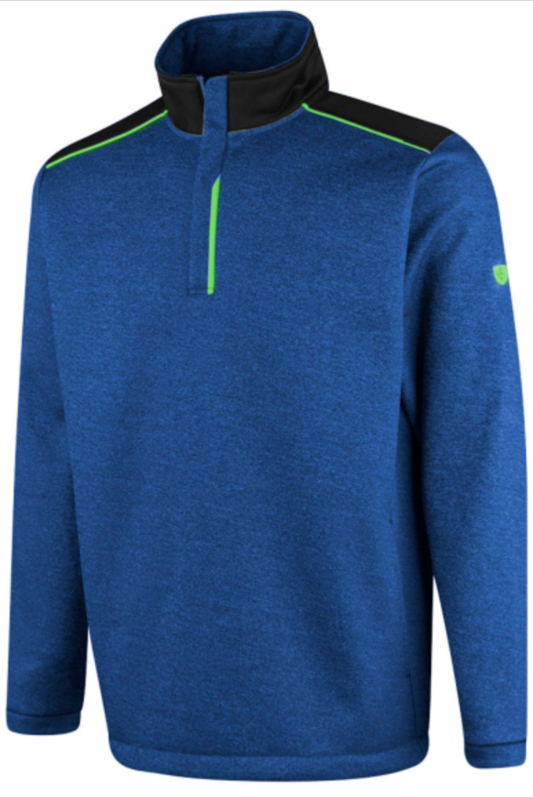Island Green Mens Top Layer With Seam Pockets Pullover IGTL2189 Just Golf Online