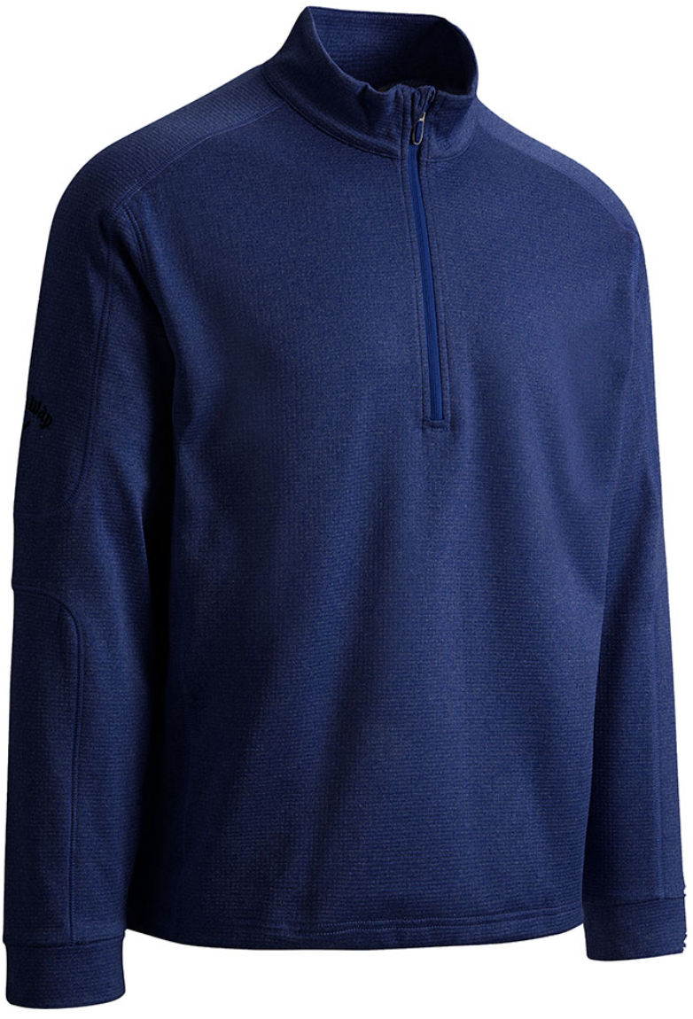 Callaway Golf Waffle Knit Pullover - Peacoat - CGKFB0H2⛳️