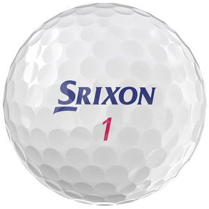 Srixon Soft Feel 2025 Ladies Golf Balls  Pure White / Dozen