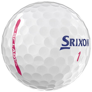 Srixon Soft Feel 2025 Ladies Golf Balls  Pure White / Dozen