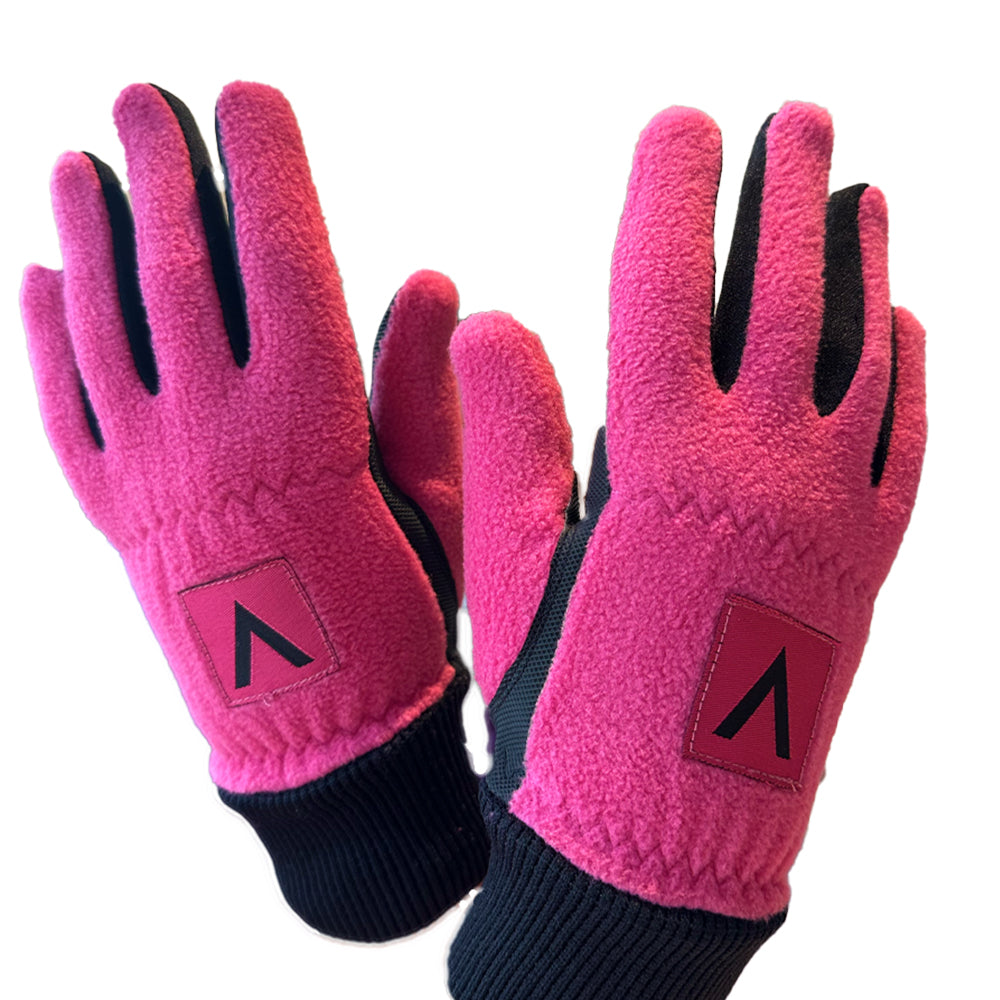 V-Logo Ladies Winter Fleece Back Golf Glove Pair