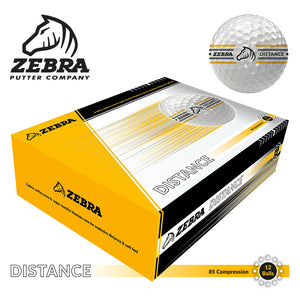 Zebra Distance Golf Balls - 360 Alignment