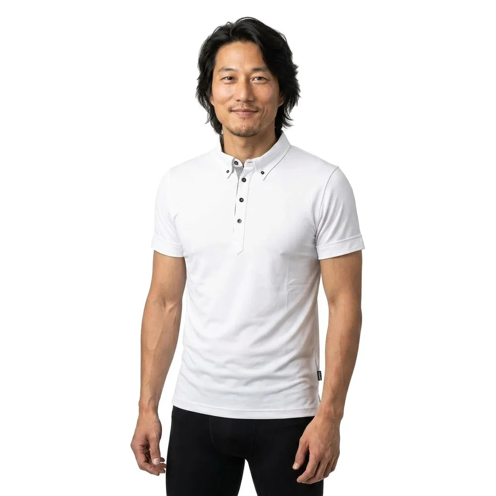 Abacus Mens Oliver Drycool Golf Polo White (Small Only)