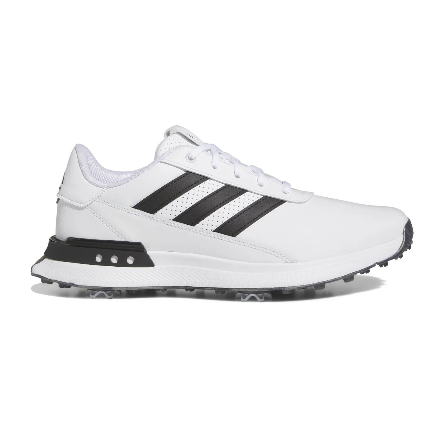 Adidas S2G 24 Spiked Golf Shoes  White/Black/Silver UK 9 ONLY
