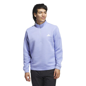 ADIDAS ULTIMATE365 DWR TEXTURED 1/4 ZIP GOLF MID LAYER IL0561
