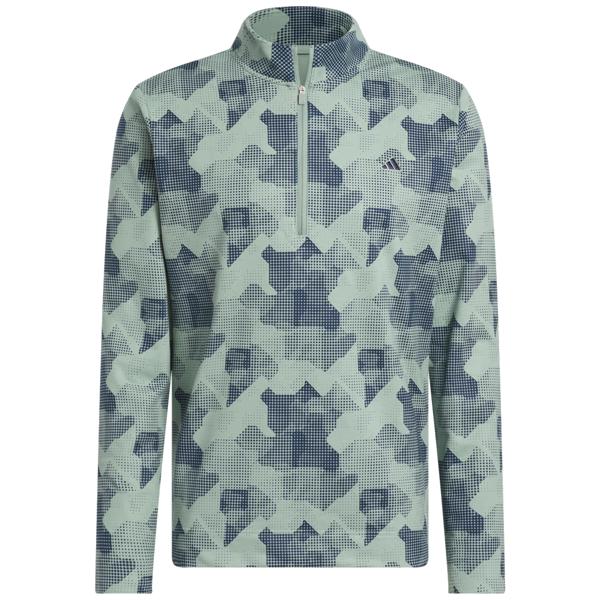 Adidas Mens Go-To Printed 1/4 Zip Pullover IK3029 (LARGE ONLY)