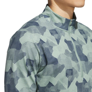 Adidas Mens Go-To Printed 1/4 Zip Pullover IK3029 (LARGE ONLY)