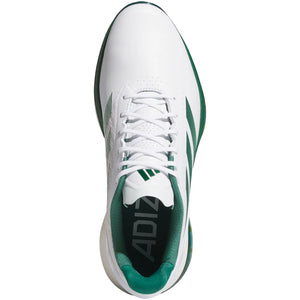 Adidas Adizero ZG Spikeless Waterproof Shoes - White/Collegiate Green/Yellow UK 8.5 ONLY