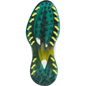 Adidas Adizero ZG Spikeless Waterproof Shoes - White/Collegiate Green/Yellow UK 8.5 ONLY