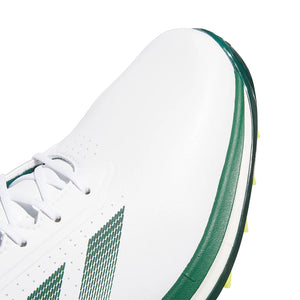 Adidas Adizero ZG Spikeless Waterproof Shoes - White/Collegiate Green/Yellow UK 8.5 ONLY