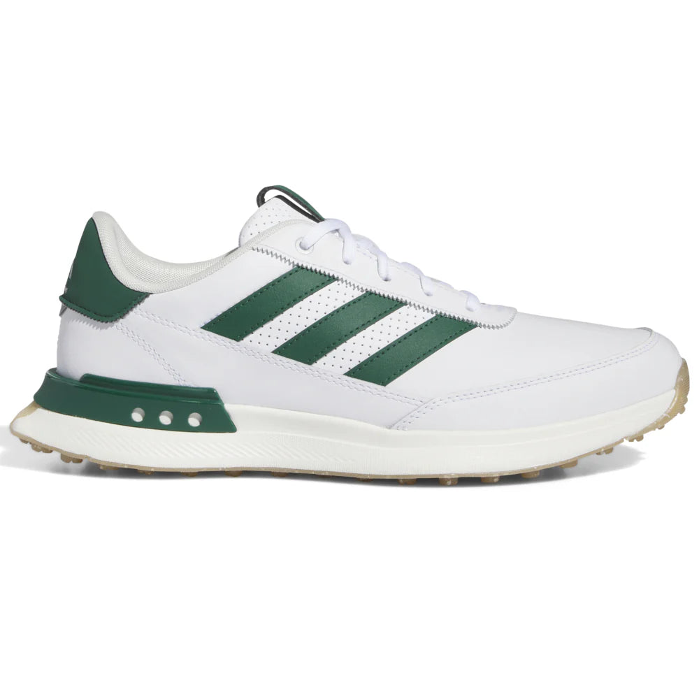 Adidas S2G 24 Spikeless Leather Waterproof Shoes - Ftwr White/Collegiate Green/Gum4 UK8 ,10.5 ONLY
