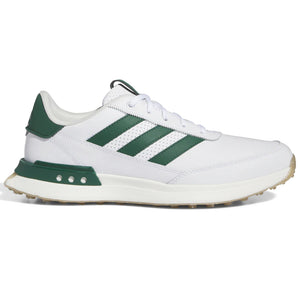 Adidas S2G 24 Spikeless Leather Waterproof Shoes - Ftwr White/Collegiate Green/Gum4 UK8 ,10.5 ONLY