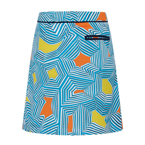 SWING OUT SISTER Lara Print Skort Wave Pattern