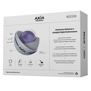 Volvik AXIA Golf Balls – Lumina & Hologram 3 Piece High Visibility Performance Balls