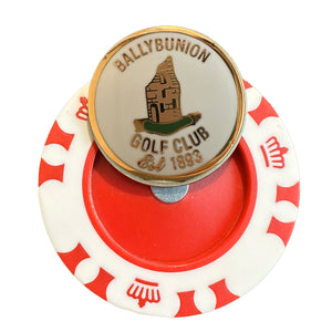 Ballybunion Magnetic Poker Chip with Free Club Ball Marker