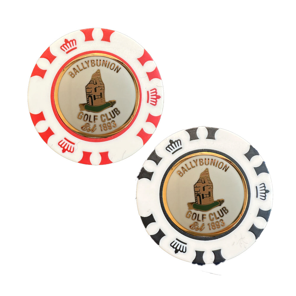 Ballybunion Magnetic Poker Chip with Free Club Ball Marker