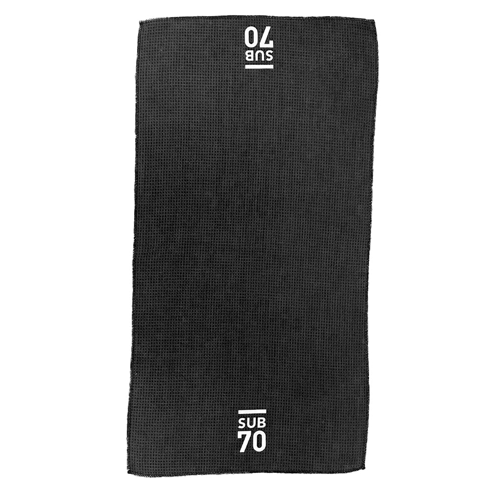 Sub70 Black Thin Lightweight Bag Towel