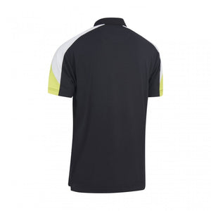 Callaway Golf Mens Digital Linear ENG Block SwingTech Polo Shirt Caviar- GCKSC043