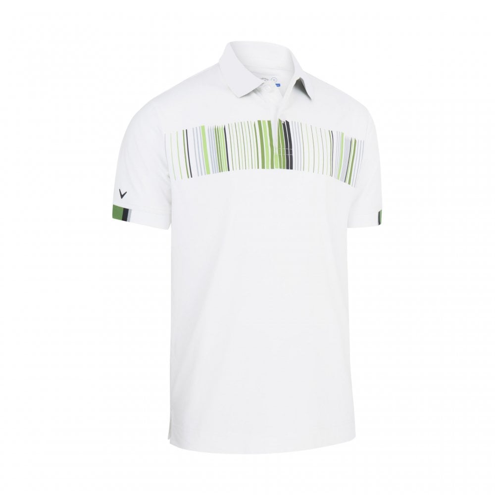 Callaway MULTI-COLOR FLOPPY DISK PRINT POLO BRIGHT WHITE - CGKSC042⛳️