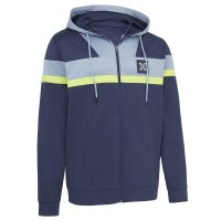 Callaway Golf Mens Blocked Full Zip Drawcord Hood Chest Stripe Hoody - CGJSD034