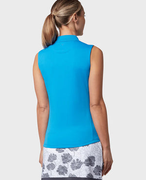 Callaway Sleeveless Knit Polo - Blue Sea Star / Ibiza Blue - CGKSA0A4⛳️
