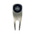 Two Pronged Brushed Steel Divot Tool with Callaway Customs Ball Marker (RDAP18AS)