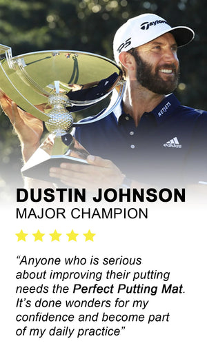 Perfect Practice Golf Putting Mat - Standard Edition - As Used By Dustin Johnson