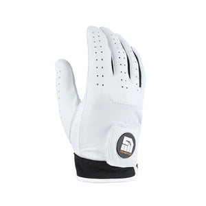 GET A GRIP LEATHER GOLF GLOVES WITH LYCRA WRIST BAND - 3 PACK - LEFT  HANDED GOLFER