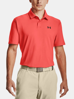 Under Armour T2G Pique Golf Polo Shirt Venom Red (122-690) Large Only
