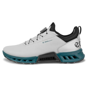 Ecco BIOM C4 BOA Golf Shoes Concrete/Bay Green