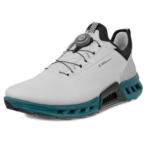 Ecco BIOM C4 BOA Golf Shoes Concrete/Bay Green