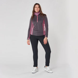 Swing Out Sister Maisy 1/4 Zip Tech Neon Pink