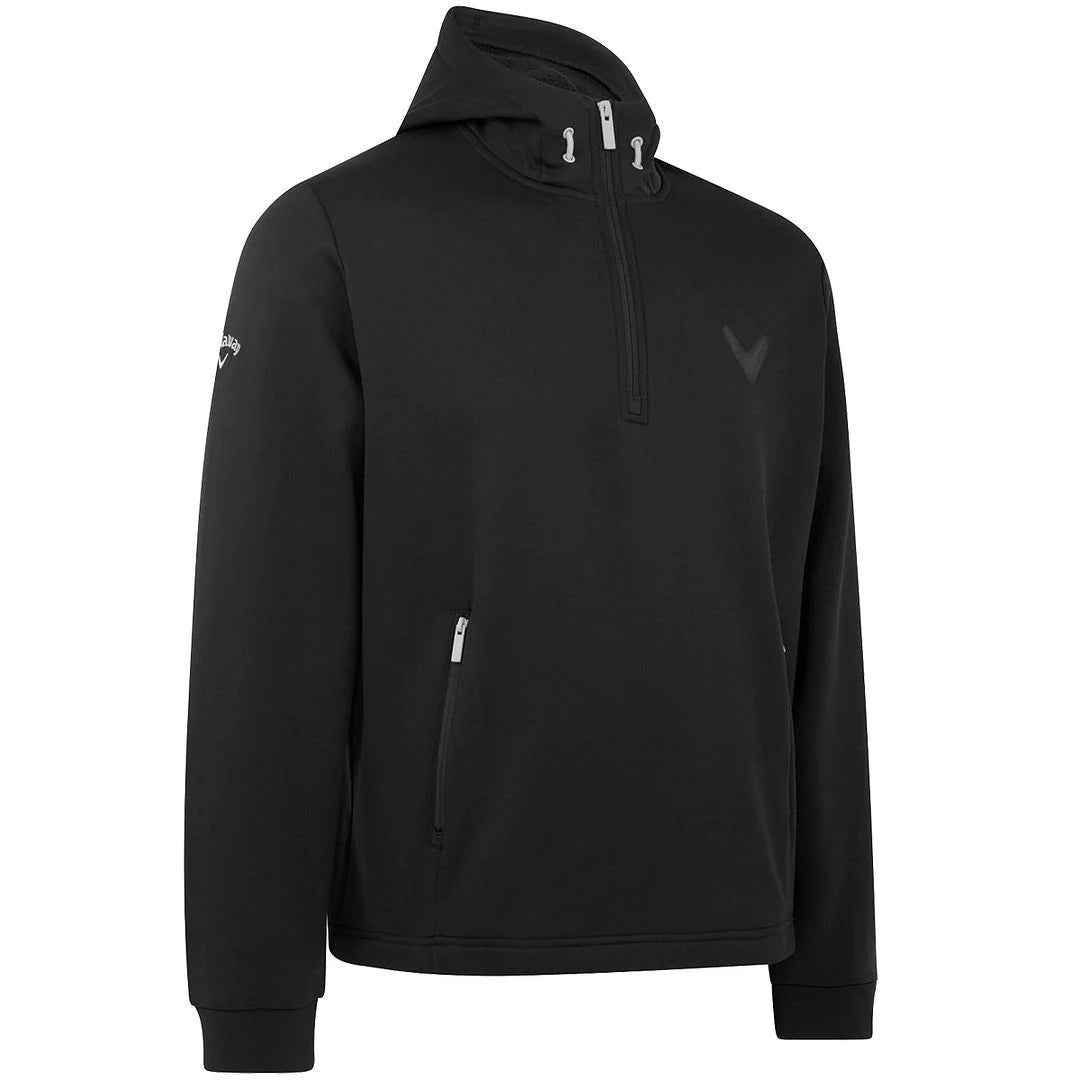 Callaway Mens Aquapel Technical Hoodie SwingTech Thermal 1/4 Zip Golf Hoody - CGKFB0T3⛳️