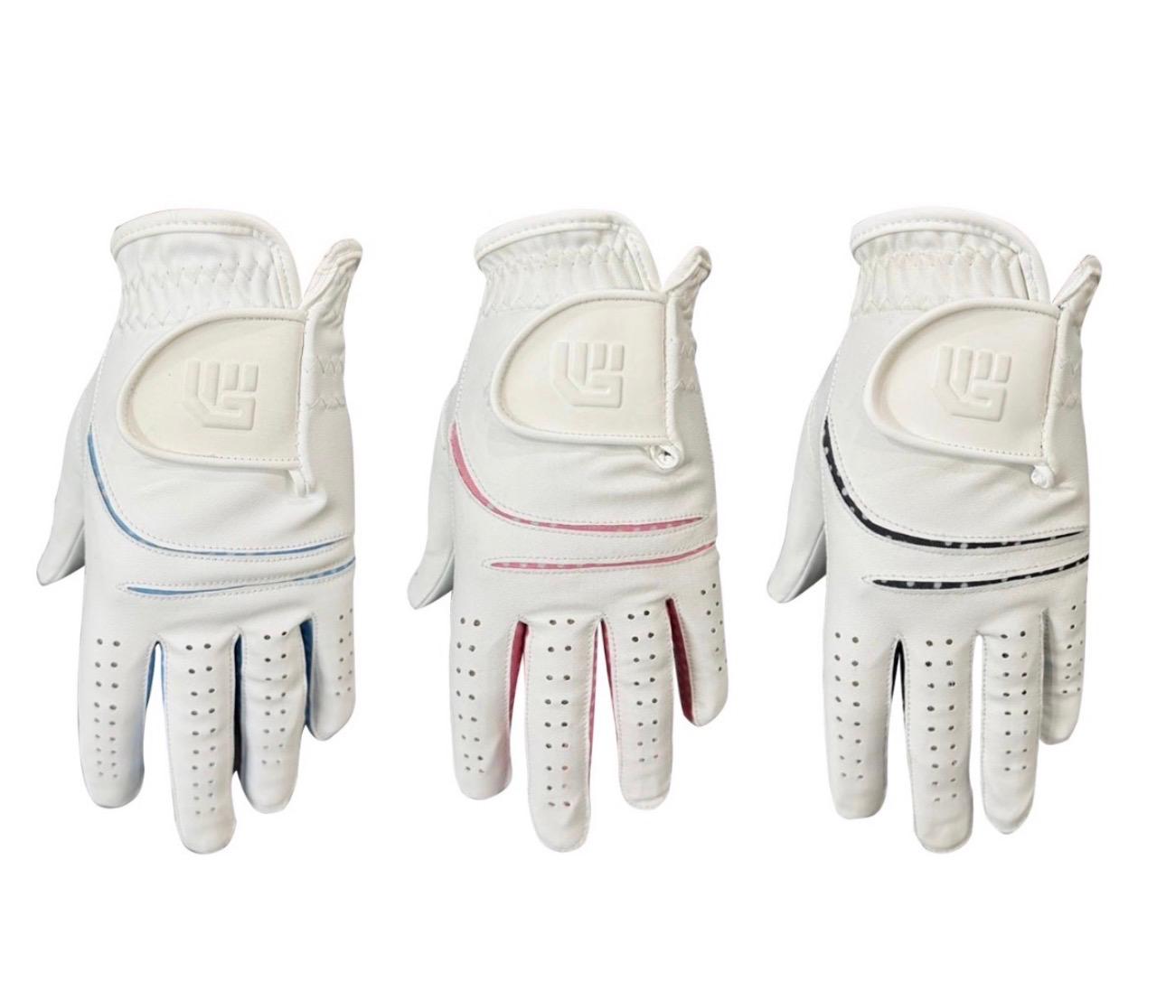 LADIES GET A GRIP WEATHER SOFT GOLF GLOVES TRIPLE PACK LEFT HAND 9RIGHT HAND GOLFER)