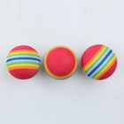 Foam Striped Practice Balls | Use indoors or out, Foam Golf Training Balls (3 packs for £10)