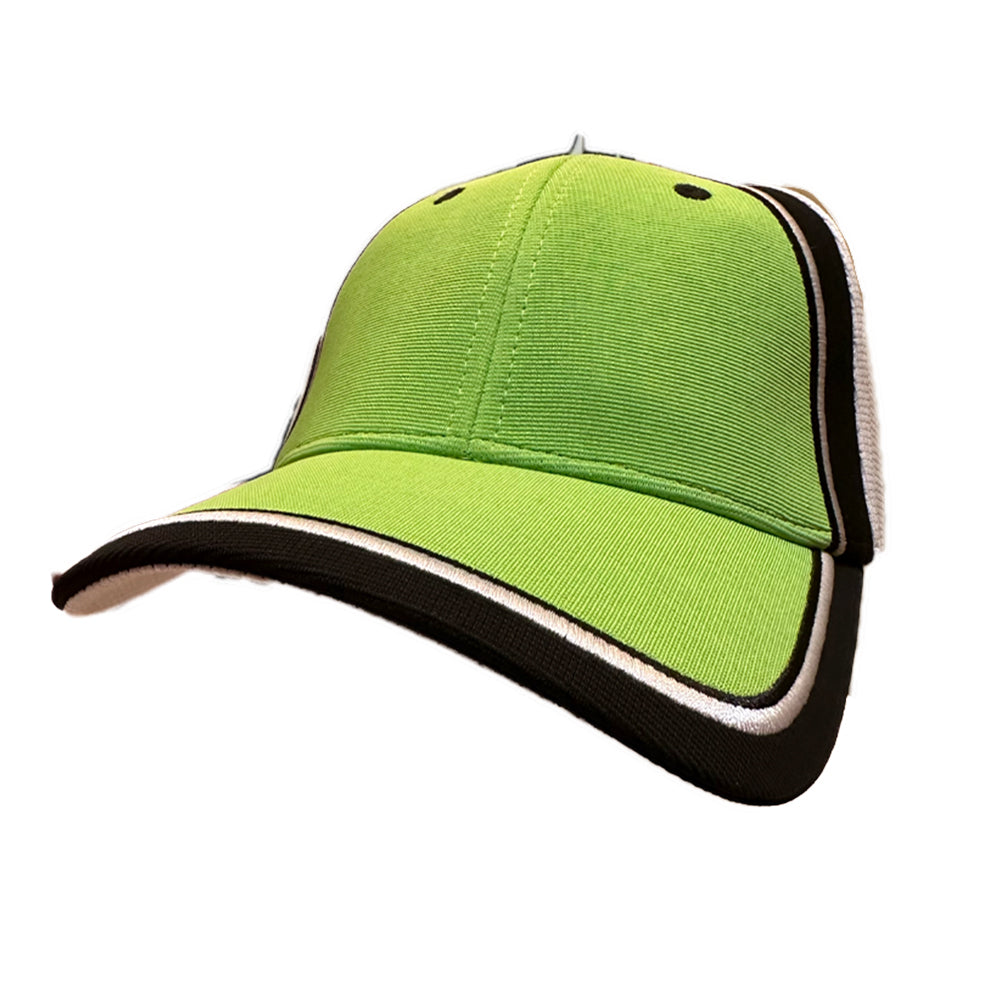 Level 4 Golf Green, Black & White Men's Cap - Adjustable