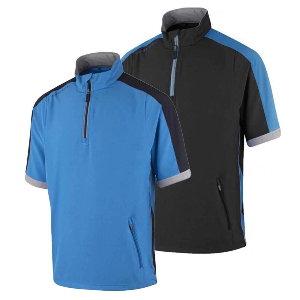 Island Green Golf Men's Short Sleeve Ultra-Lite Windstopper Top - IGTOP2160