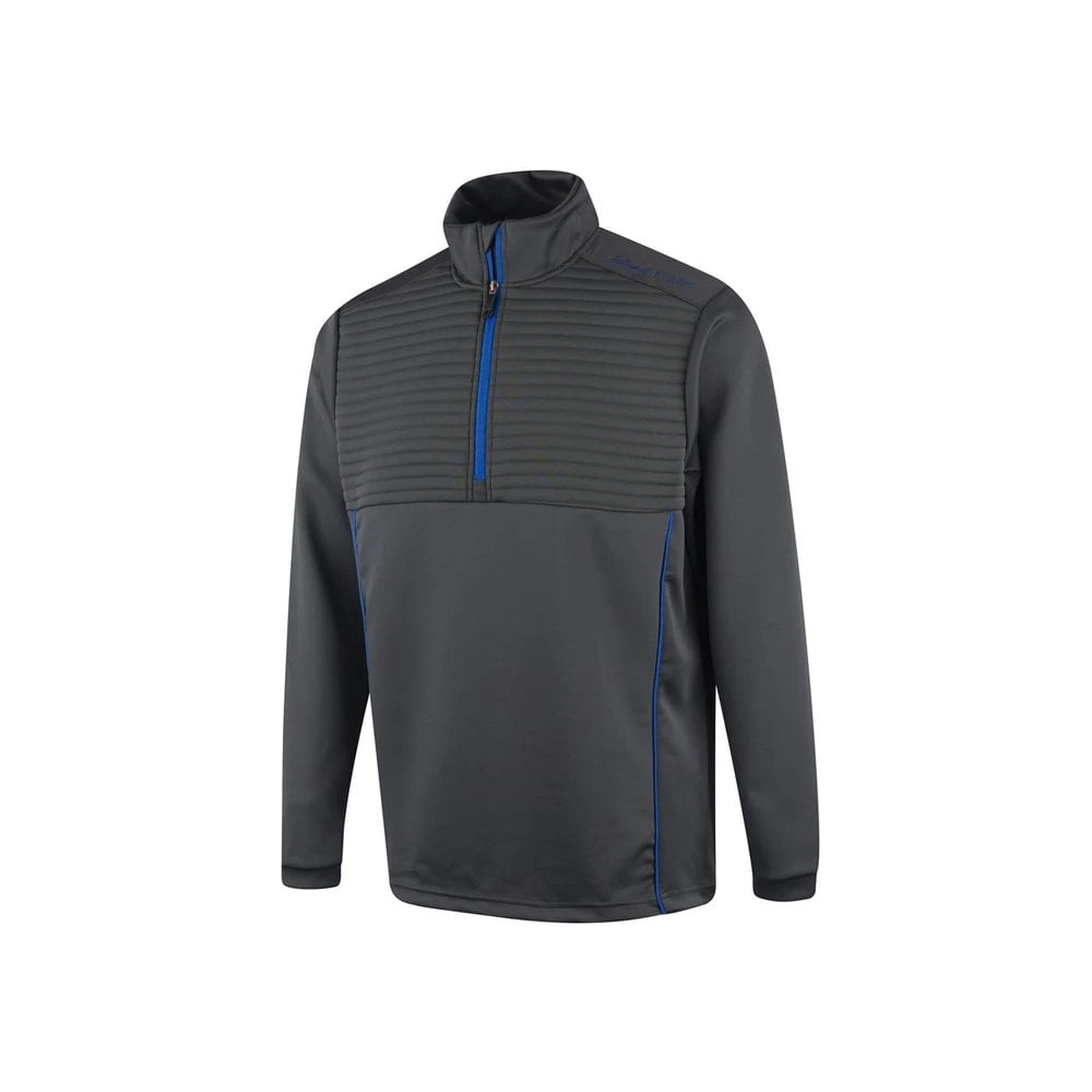 Island Green Ribbed Yoke Half Zip Top LayerIGTL2005 (Small Only)