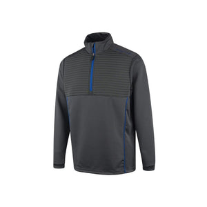 Island Green Ribbed Yoke Half Zip Top LayerIGTL2005 (Small Only)