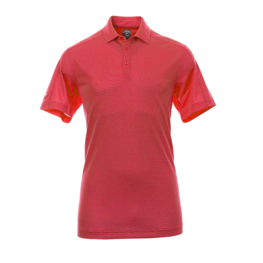 Callaway Golf Mens Jaquard Print Shirt Red Velvet - SMALL & MEDIUM ONLY CGKF80U1⛳️