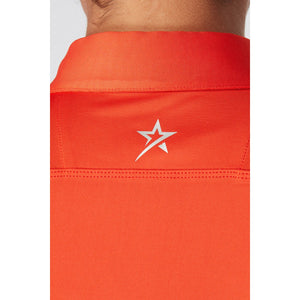 SWING OUT SISTER LADIES AMELIE SLEEVELESS POLO SHIRT LUSCIOUS RED