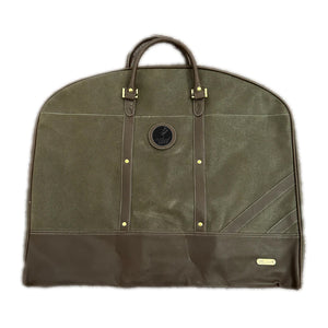 Level 4 Vintage Style Suit Carrier in Tan with Loch Lomond Crest