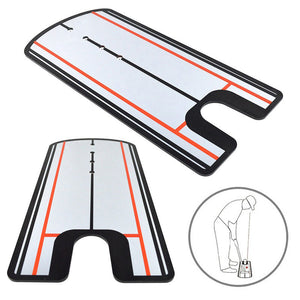 Portable Golf Putting Alignment Mirror Trainer