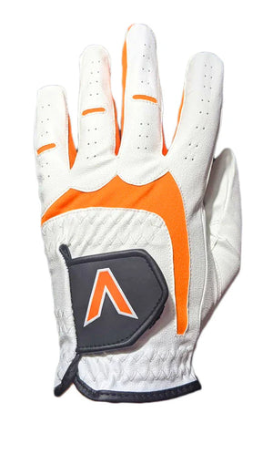 V LOGO COLOUR TOUR PERFORMANCE LEATHER GOLF GLOVES (RIGHT HAND) (3 FOR £10)